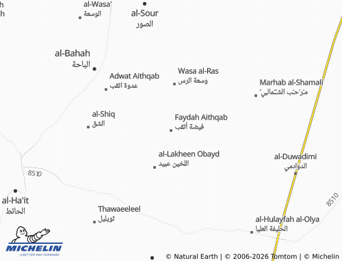 MICHELIN-Landkarte Faydah Aithqab - ViaMichelin