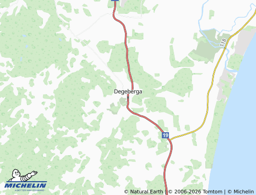 Mapa MICHELIN Degeberga - ViaMichelin