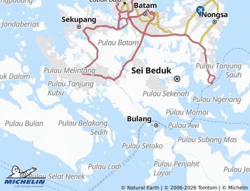 Mapa MICHELIN Tembesi - ViaMichelin