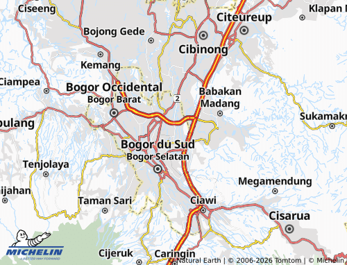 Mapa MICHELIN Tanahbaru - ViaMichelin