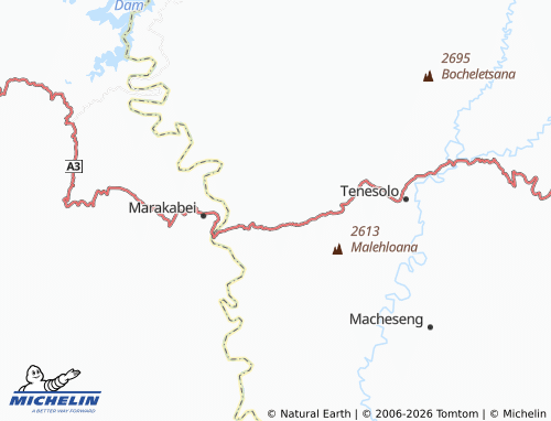 Mapa MICHELIN Kholokoe - ViaMichelin