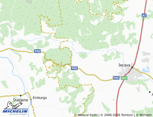 Mapa MICHELIN Zālīte - ViaMichelin