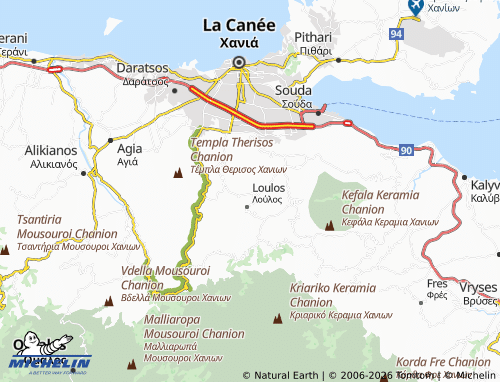 Carte MICHELIN Achlades - ViaMichelin