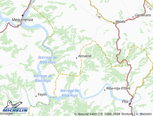 Mappa MICHELIN Almatret - ViaMichelin