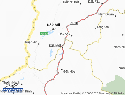 MICHELIN-Landkarte Đắk Môl - ViaMichelin