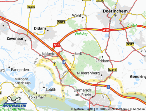 Mapa MICHELIN Beek - ViaMichelin