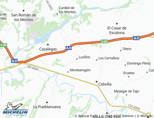 MICHELIN Lucillos map - ViaMichelin