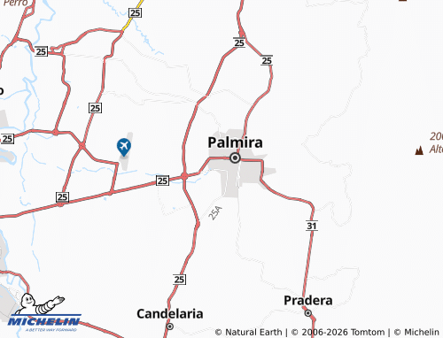 MICHELIN Santa Bárbara map - ViaMichelin