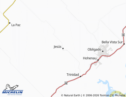 Mapa MICHELIN Jesús - ViaMichelin