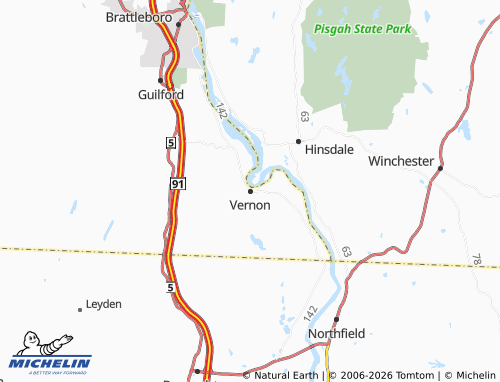 Mappa MICHELIN Vernon - ViaMichelin