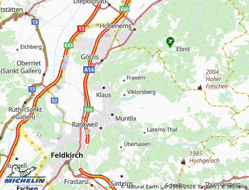 Mappa MICHELIN Viktorsberg - ViaMichelin