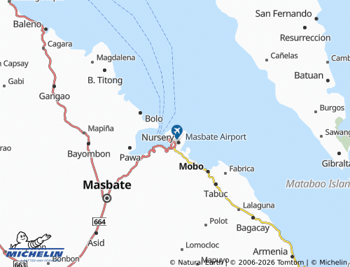 MICHELIN Ibingay map - ViaMichelin