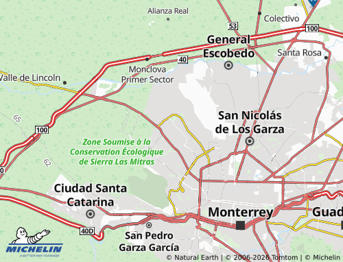 MICHELIN Lomas de Cumbres map - ViaMichelin
