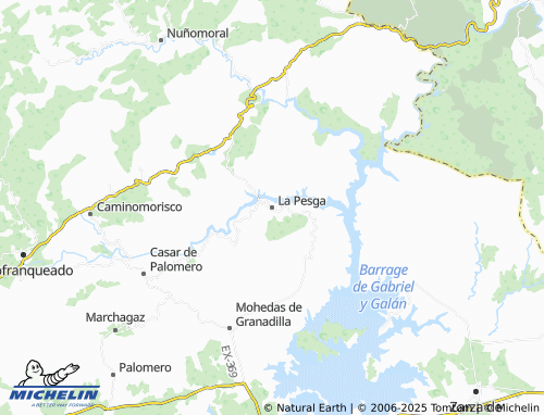 MICHELIN-Landkarte La Pesga - ViaMichelin