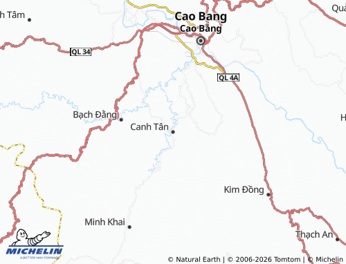 Mapa MICHELIN Canh Tân - ViaMichelin