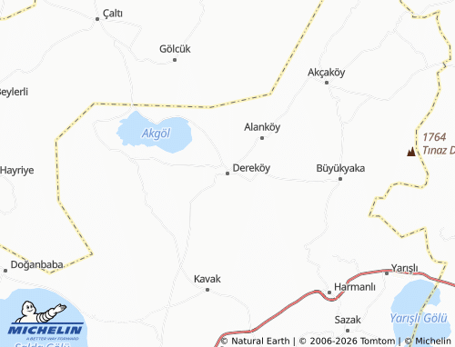 Mappa MICHELIN Dereköy - ViaMichelin