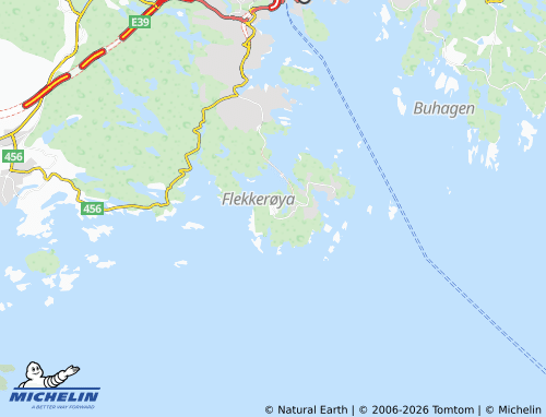 MICHELIN Åshavn map - ViaMichelin
