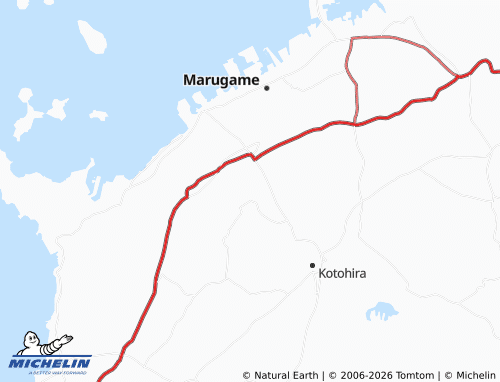MICHELIN-Landkarte Zentsuji - ViaMichelin
