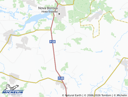 Mapa MICHELIN Rudnia-Fasova - ViaMichelin