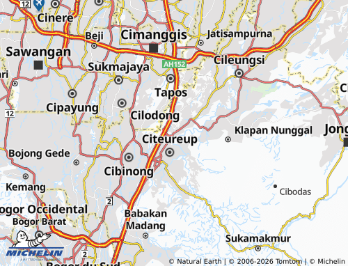 MICHELIN-Landkarte Gunung Putri - ViaMichelin