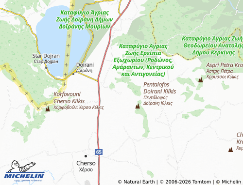 Carte MICHELIN Koryfi - ViaMichelin