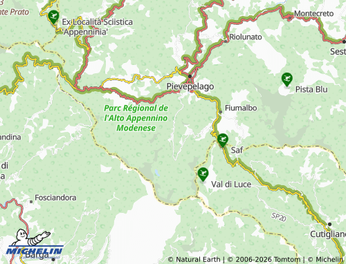 MICHELIN Le Tagliole map - ViaMichelin