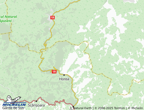 MICHELIN Zânzești map - ViaMichelin