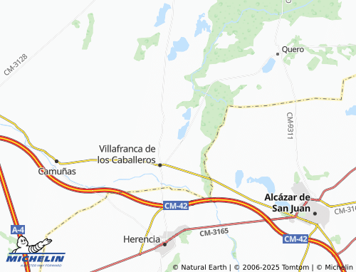 MICHELIN Caserío Las Puertas de Villafranca map - ViaMichelin
