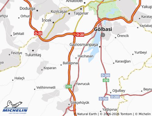 Mappa MICHELIN Hacıhasan - ViaMichelin