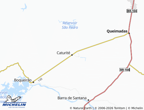 Mappa MICHELIN Caturité - ViaMichelin
