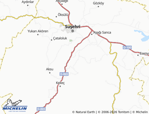 Mappa MICHELIN Çokrak - ViaMichelin