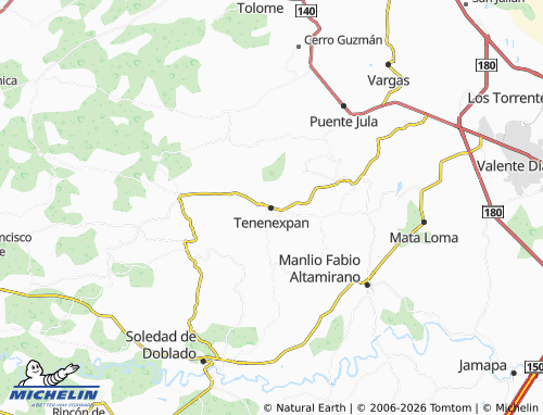 Mappa MICHELIN Tenenexpan - ViaMichelin