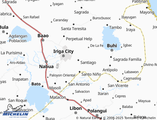 MICHELIN Santiago map - ViaMichelin