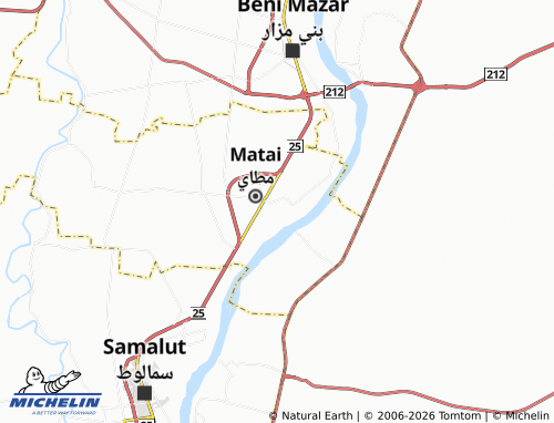 Mappa MICHELIN Abu Shahatah - ViaMichelin