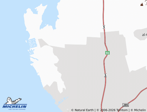 Carte MICHELIN al-Ghadeer - ViaMichelin