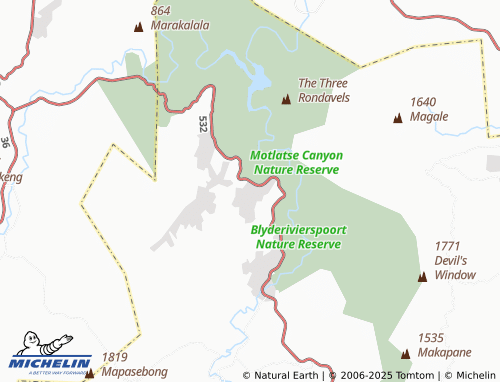 MICHELIN Leroro map - ViaMichelin