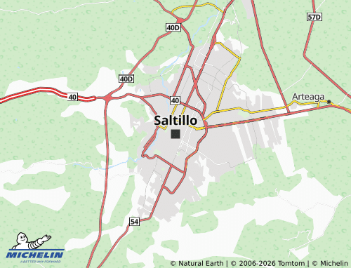Mapa MICHELIN Saltillo - ViaMichelin