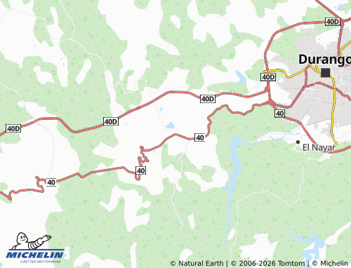 Mapa MICHELIN General Máximo García, El Pino - ViaMichelin