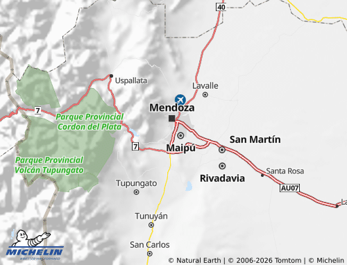 MICHELIN Cuyo map - ViaMichelin
