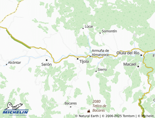MICHELIN Tíjola map - ViaMichelin