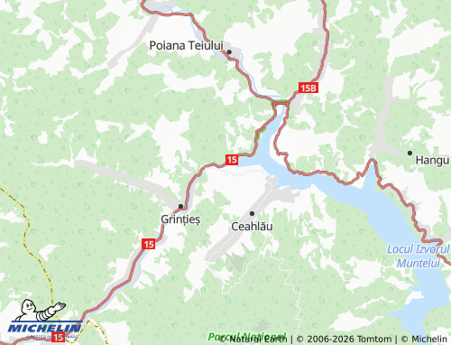 Mappa MICHELIN Bistricioara - ViaMichelin