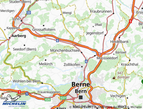 MICHELIN-Landkarte Diemerswil - ViaMichelin