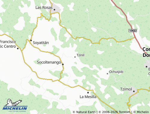 Mapa MICHELIN Tzinil - ViaMichelin
