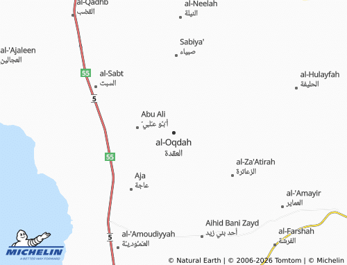 Carte MICHELIN al-Oqdah - ViaMichelin