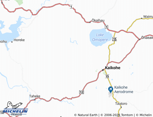 Mapa MICHELIN Pukewharariki - ViaMichelin