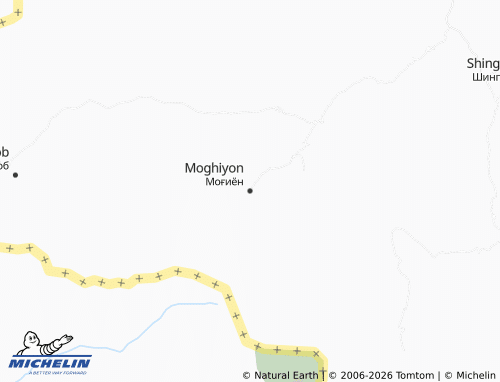 Mappa MICHELIN Moghiyon - ViaMichelin