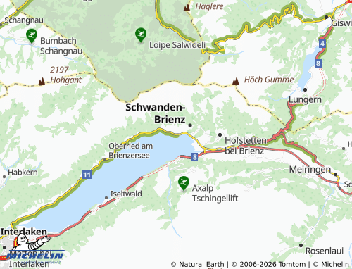 MICHELIN Brienz map - ViaMichelin