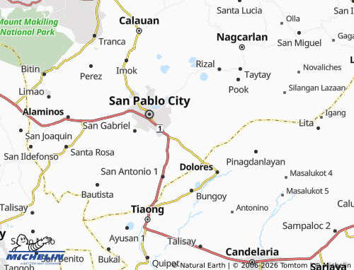MICHELIN San Ignacio map - ViaMichelin