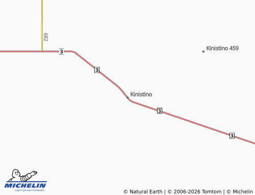 Carte MICHELIN Kinistino - ViaMichelin