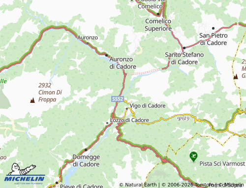 Mapa MICHELIN Cima Gogna - ViaMichelin